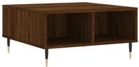 vidaXL Couchtisch Couchtisch Braun Eichen-Optik 60x60x30 cm Holzwerkstoff (1-St)