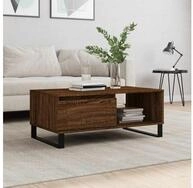 vidaXL Couchtisch vidaXL Couchtisch Braun Eichen-Optik 90x50x36,5 cm...
