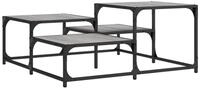 vidaXL Couchtisch Couchtisch Grau Sonoma 87,5x87,5x40 cm Holzwerkstoff (1-St)