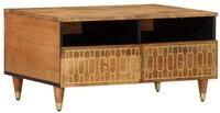 vidaXL Couchtisch Couchtisch 80x54x40 cm Massivholz (1-St)