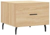 vidaXL Couchtisch Couchtisch Sonoma-Eiche 50x50x40 cm Holzwerkstoff (1-St)