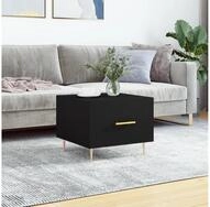 vidaXL Couchtisch vidaXL Couchtisch Schwarz 50x50x40 cm Holzwerkstoff