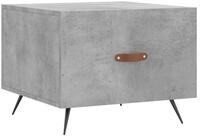 vidaXL Couchtisch Couchtisch Betongrau 50x50x40 cm Holzwerkstoff (1-St)