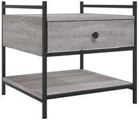vidaXL Couchtisch Couchtisch Grau Sonoma 50x50x50 cm Holzwerkstoff (1-St)