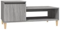 vidaXL Couchtisch Couchtisch Grau Sonoma 100x50x45 cm Holzwerkstoff (1-St)