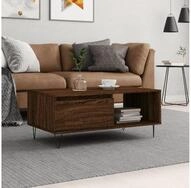 vidaXL Couchtisch vidaXL Couchtisch Braun Eichen-Optik 90x50x36,5 cm...