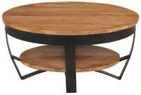 vidaXL Ablagetisch, Couchtisch 65x65x32 cm Massivholz Akazie