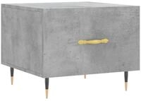 vidaXL Couchtisch Couchtisch Betongrau 50x50x40 cm Holzwerkstoff (1-St)