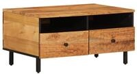 vidaXL Couchtisch NA Couchtisch 80x54x40 cm Massivholz Akazie