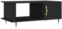 vidaXL Couchtisch Couchtisch Schwarz 90x50x40 cm Holzwerkstoff (1-St)