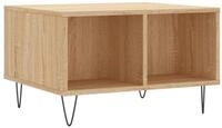 vidaXL Couchtisch Couchtisch Sonoma-Eiche 60x50x36,5 cm Holzwerkstoff (1-St)