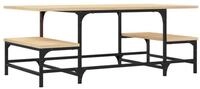 vidaXL Couchtisch Couchtisch Sonoma-Eiche 100x50,5x40 cm Holzwerkstoff (1-St)