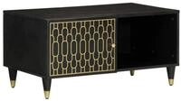 vidaXL Couchtisch Couchtisch 80x50x40 cm Massivholz (1-St)