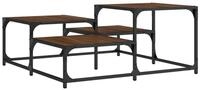 vidaXL Couchtisch Couchtisch Braun Eichen-Optik 87,5x87,5x40 cm Holzwerkstoff...