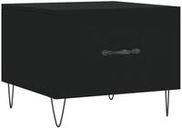 vidaXL Couchtisch Couchtisch Schwarz 50x50x40 cm Holzwerkstoff (1-St)
