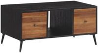 vidaXL Couchtisch Couchtisch 90x50x41 cm Recyceltes Massivholz Teak