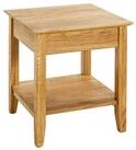 HAKU Beistelltisch Beistelltisch eiche - Sofatisch Massivholz - B 45 x H 52 x T...