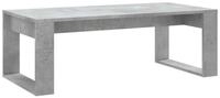 vidaXL Ablagetisch, Couchtisch Betongrau 102x50x35 cm Holzwerkstoff