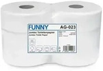Funny Toilettenpapier 6-12 Jumbo Rollen, Zellstoff, &Oslash;18-25 cm 28 cm