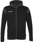 uhlsport Trainingsjacke Kapuzenjacke Squad 27 Track (Full-Zip) schwarz/anthrazitgrau