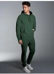 Jogginganzug TRIGEMA "TRIGEMA Jogginganzug aus Biobaumwolle", Herren, Gr. S, gr&uuml;n
