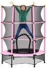 HOMCOM Kindertrampolin &Oslash;140 cm, mit Sicherheitsnetz, Randabdeckung, &Oslash; 140 cm,