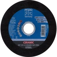 Pferd Trennscheibe PFERD TOOLS CERAMIC SGP STEEL 61312510 Trennscheibe gerade 125 mm