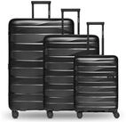 Bergpfeil Kofferset Travel 4-Rollen Kofferset 3-tlg. mit Dehnfalte, (Set)