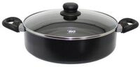 Elo Servierpfanne SMART LIFE, &Oslash; 28 cm, Schwarz, mit Glasdeckel, Aluminium,