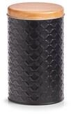 Zeller Present Vorratsdose Dose "Scandi, Metall, Metall, schwarz, 1370 ml,...