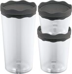 KOZIOL Frischhaltedose PRINCE OSLO, Kunststoff, (Set, 3-tlg., 3er-Set),