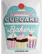 Nostalgic-Art Metallschild Blechschild 30 x 40 cm - Home & Country - Cupcake Bakery