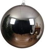 Kaemingk Weihnachtsbaumkugel, Weihnachtskugeln Kunststoff 40cm 1 St&uuml;ck Silber