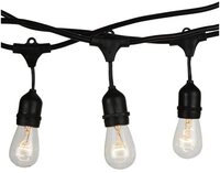 V-TAC Gartenleuchte, Leuchtmittel nicht inklusive, Lichter Kette schwarz Au&szlig;en