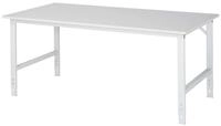 RAU Werkbank Arbeitstisch 2000x1000x760-1080 M-Platte 22mm lichtgrau