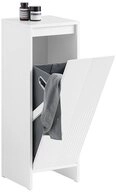 SoBuy W&auml;scheschrank BZR154, Badschrank Badezimmerschrank schmal, Badkommode mit
