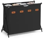 SONGMICS W&auml;schekorb, W&auml;schesammler 155 Liter, W&auml;schebox, klappbares X-Gestell