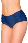 Aquarti Bikini-Hose Aquarti Damen Bikinihose Hotpants mit seitlichen Raffungen