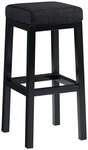 CLP Barhocker Taylor B85 (1 St), Sitzh&ouml;he 83 cm, gepolstert, schwarzes Metallgestell