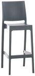 CLP Barhocker Maya (1 St., 1er), Outdoor, aus hochwertigem Kunststoff, stapelbar