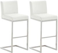 CLP Barhocker Paros Kunstleder (Set, 2 St., 2er), mit Kunstlederbezug, bis 240 kg