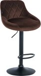 CLP Barhocker Lazio Samt, Barstuhl 360&deg; drehbar