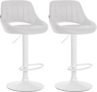 CLP Barhocker Milet Kunstleder (Set, 2er), Kunstleder, h&ouml;henverstellbar und drehbar