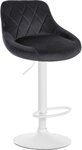 CLP Barhocker Lazio Samt, Barstuhl 360&deg; drehbar
