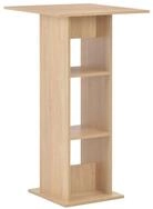 vidaXL Esstisch Bartisch Eichenbraun 60x60x110 cm (1-St)