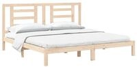 vidaXL Bett Massivholzbett ohne Matratze 200x200 cm Kiefer