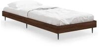 vidaXL Bettgestell, Bettrahmen Braun Eichen-Optik 75x190 cm Holzwerkstoff