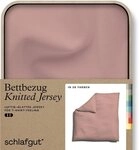 Schlafgut Bettbezug Premium Bettbezug Knitted Jersey (1 St), (1 St), Ton-in-Ton