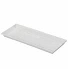 Geli Blumentopfuntersetzer Standard Untersetzer eckig 60 cm wei&szlig; 60 x 15,5 cm