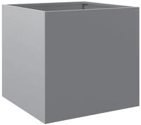 vidaXL Pflanzk&uuml;bel, Pflanzkasten Silbern 49x47x46 cm Verzinkter Stahl